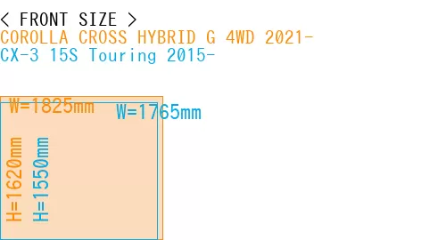 #COROLLA CROSS HYBRID G 4WD 2021- + CX-3 15S Touring 2015-